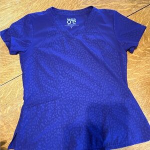 Barco one purple scrub top